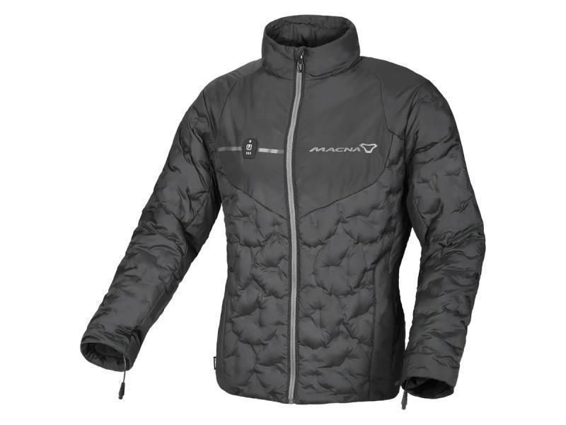 Macna Ascent giacca moto donna riscaldata elettricamente Nero - abbigliamento riscaldato