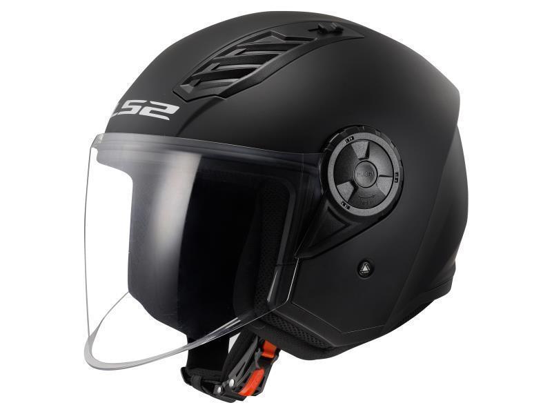 LS2 OF616 Airflow II casco moto ECE22.06 Nero opaco - caschi jet