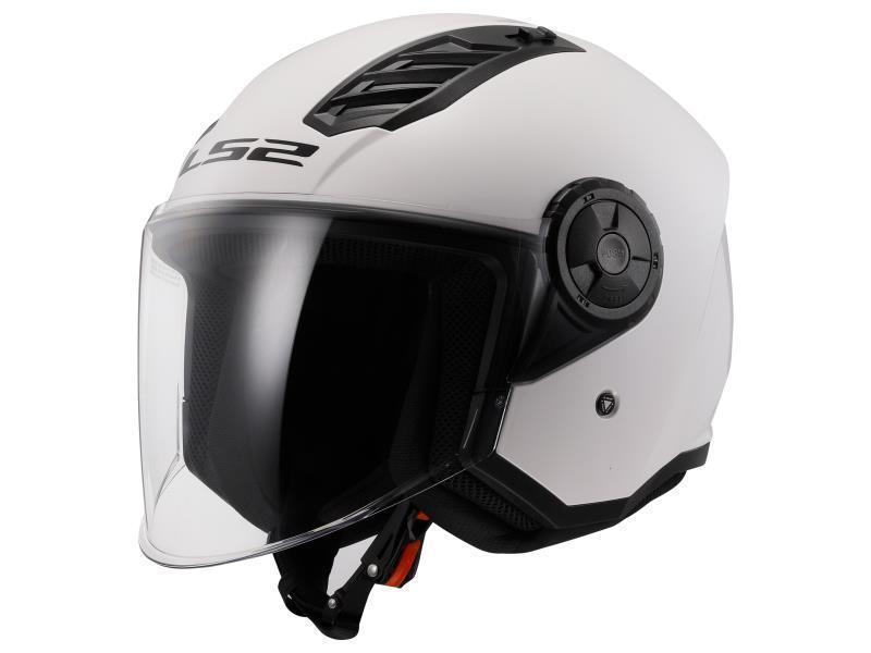 LS2 OF616 Airflow II casco moto ECE22.06 Bianco - caschi jet