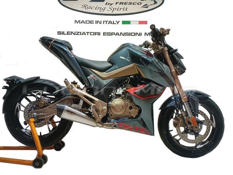 FF by Fresco Scarico completo Zontes ZT 125 U / G1 conico / Omologato con DB Killer - scarichi e terminali