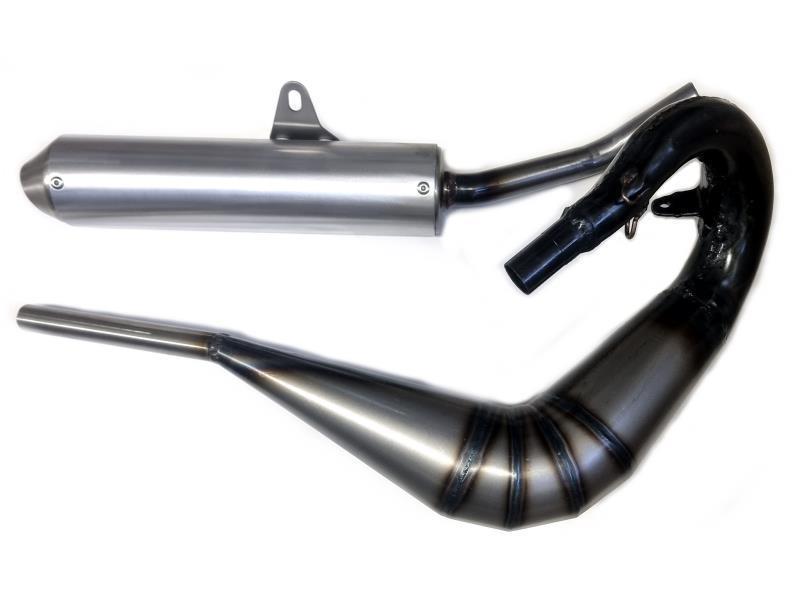 FF by Fresco Marmitta+Terminale Fantic XE 50 21/26 Racing NON omologato Terminale Alu rotondo - scarichi e terminali