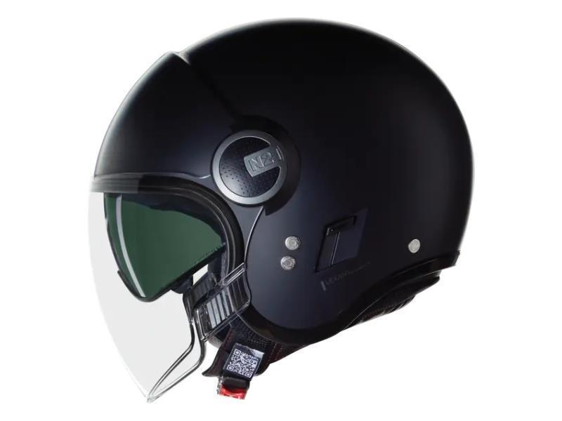 Nolan N21 Visor ECE22.06 casco moto jet Classico (302) Nero opaco - caschi jet