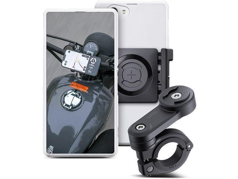 SP Connect 2400 Bundle Mount LT SPC+con morsetto universale L 58/82mm Nero L 58/82mm Spess 11mm - porta smartphone telepass