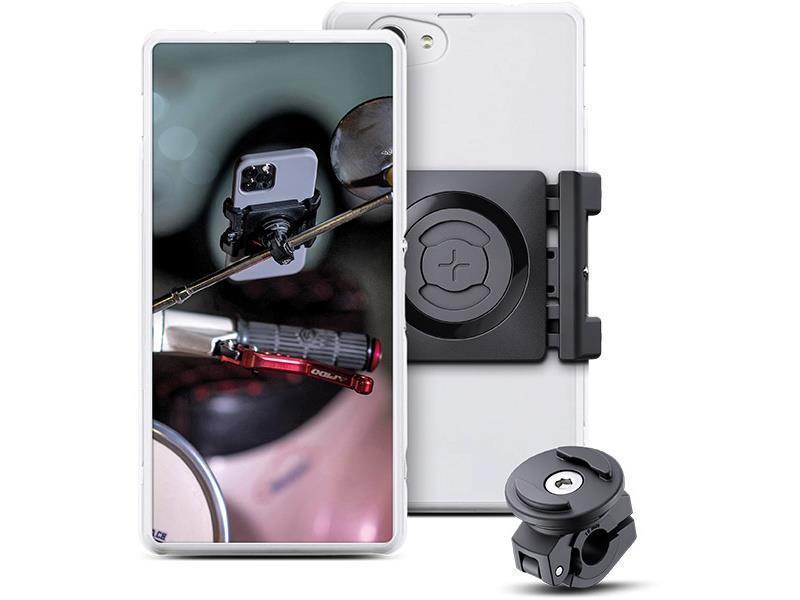 SP Connect Scooter Bundle morsetto universale 58/82mm SPC+ Mirror Mount Nero - porta smartphone telepass