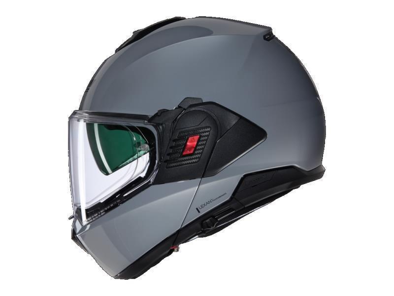Nolan N120-1 N Com casco ribaltabile Classico (303)  Grigio lucido - caschi modulari