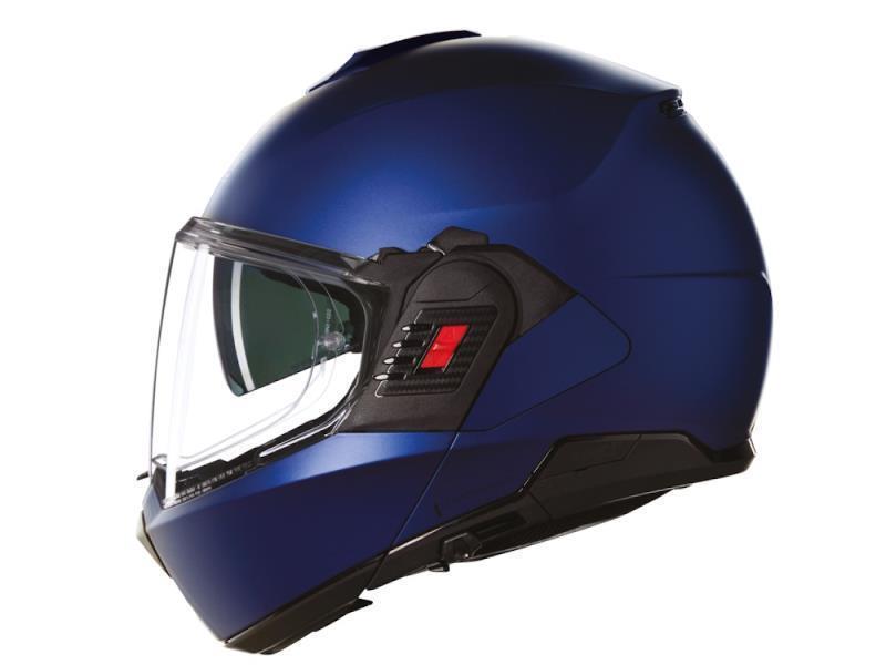 Nolan N120-1 N Com casco ribaltabile Classico Nobile (313) Blu profondo opaco - caschi modulari