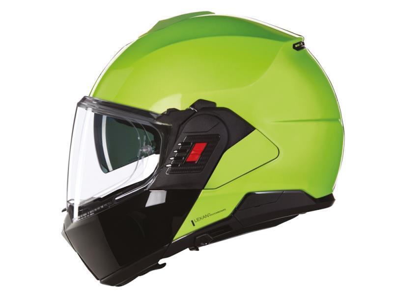 Nolan N120-1 N Com casco ribaltabile Mivedi (329) Verde Impulso/Nero lucido - caschi modulari