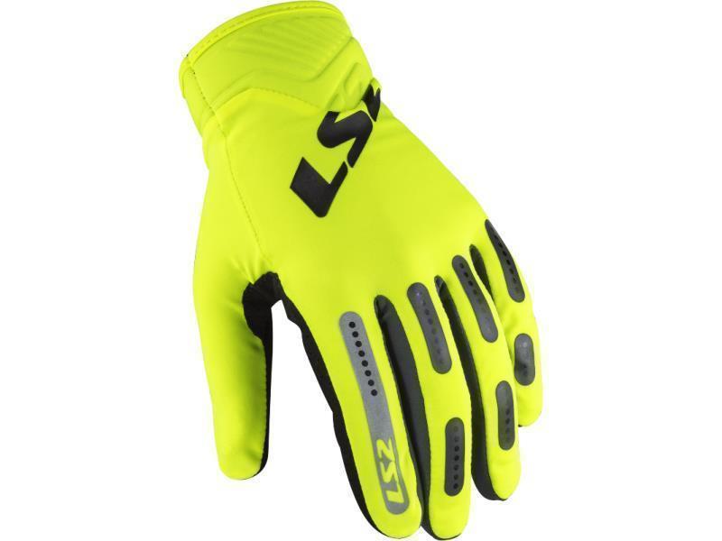 LS2 Bend guanti moto cross HV Yellow grey - guanti cross