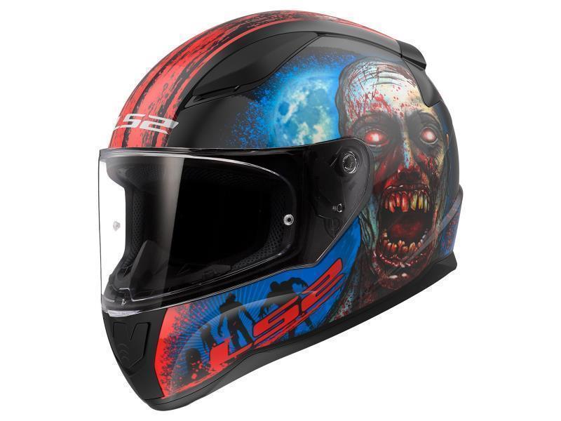LS2 FF353 Rapid II casco moto ECE22.06 Zombie Red - caschi integrali