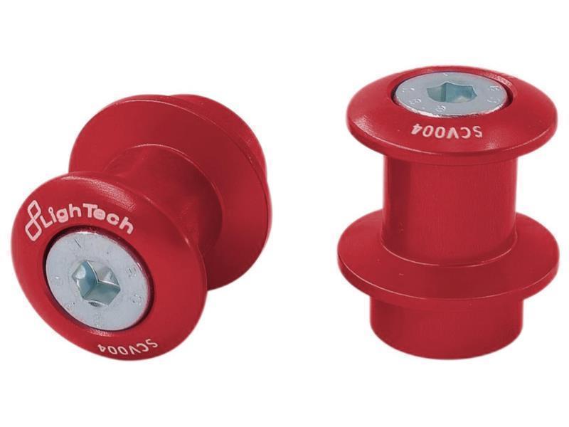 Lightech SCV004 supporti per cavalletto post M8 mm Ho/Suz/Kawa/B Rosso - supporti per cavalletto