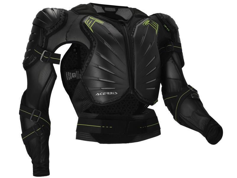 Acerbis Koert One pettorina moto cross enduro Nero / Giallo - paraschiena e pettorine