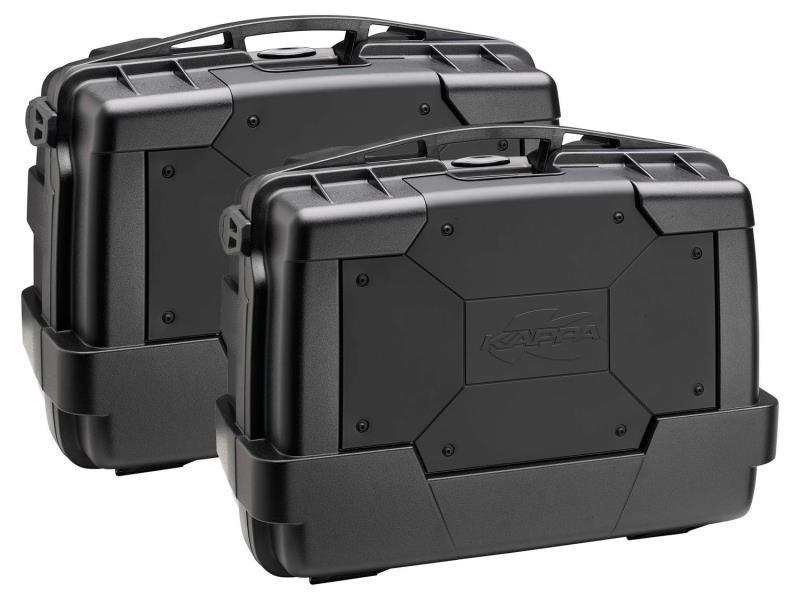 Kappa KGR33NPack coppia valigie Garda black line 33lt. Nero - bauletti e valigie
