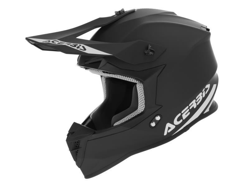 Acerbis Linear casco moto cross ECE22.06 Nero 3 (092) opaco - caschi cross