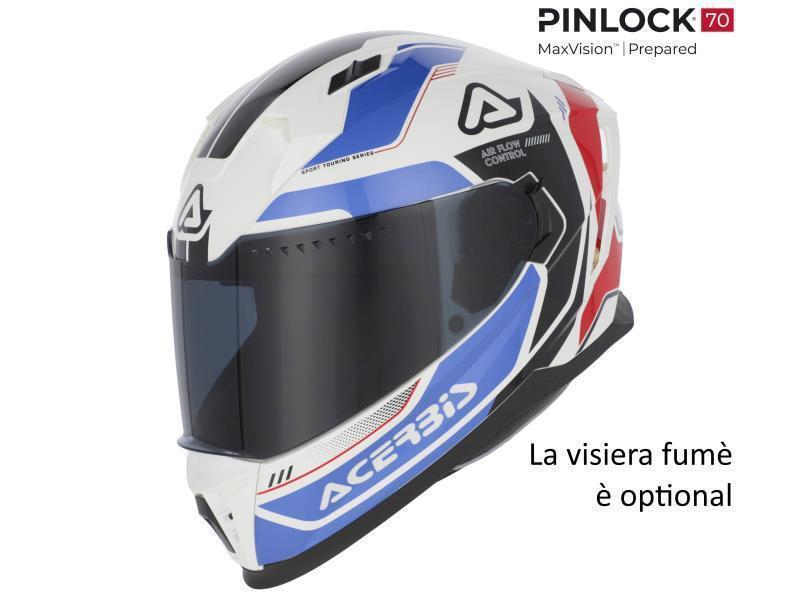 Acerbis X Way casco moto (232) Bianco / Blu / Rosso - caschi integrali