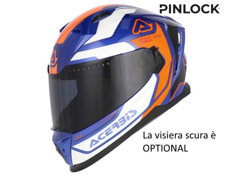 Acerbis X Way casco moto (204) Arancio / Blu - caschi integrali