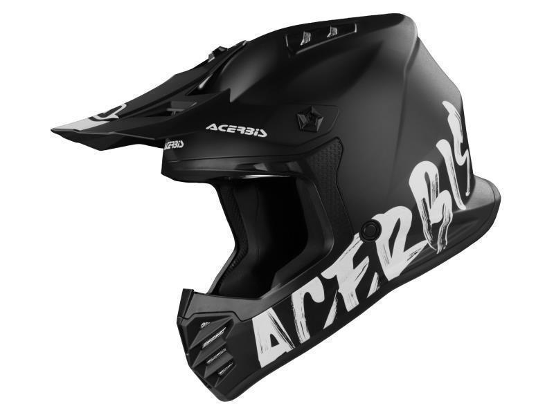 Acerbis Profile Junior casco moto cross bambino ECE 22.06 Nero 3 (092) 53-54 cm - caschi cross