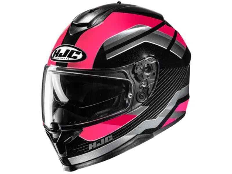 HJC C70N casco moto ECE22.06 Belis MC8 Nero / Rosa - caschi integrali