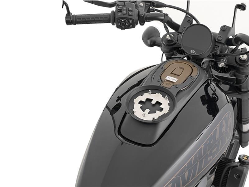 Givi BF73 Flangia borsa serb Tank Lock Harley Sportster S 1250 21 Nero - flangia attacco borsa serbatoio