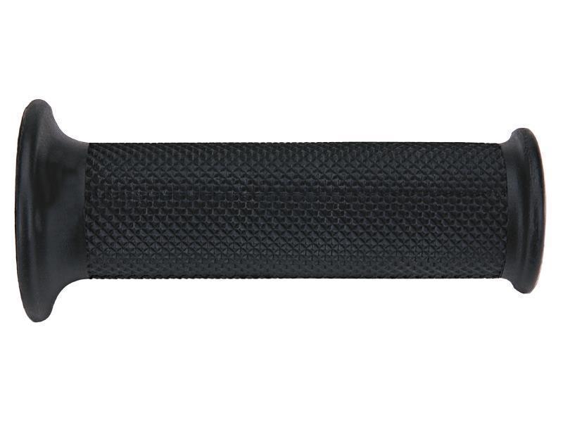 Domino 1128 coppia manopole strada Dakar L.=128mm forate Nero - manopole