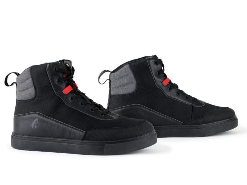 Forma Milano Dry scarpe moto impermeabili Nero / Nero - scarpe impermeabili