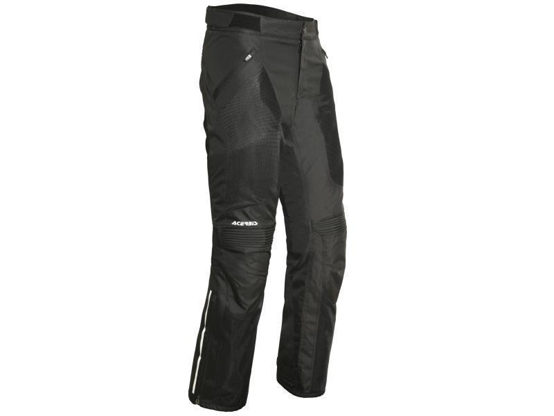 Acerbis Ramsey Light CE vented pantaloni moto estivo Nero - pantaloni in tessuto