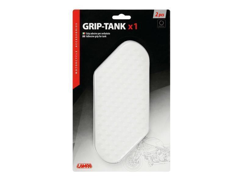 Lampa 90509 Grip Tank X1 coppia protezioni adesive per serbatoio Trasparente - adesivi