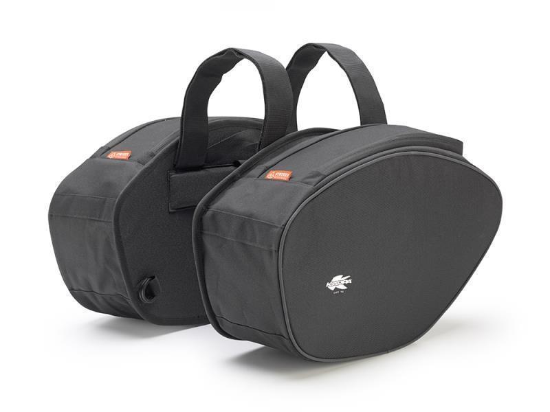 Kappa ST100B coppia borse laterali estensibili 30 litri Nero - borse laterali 