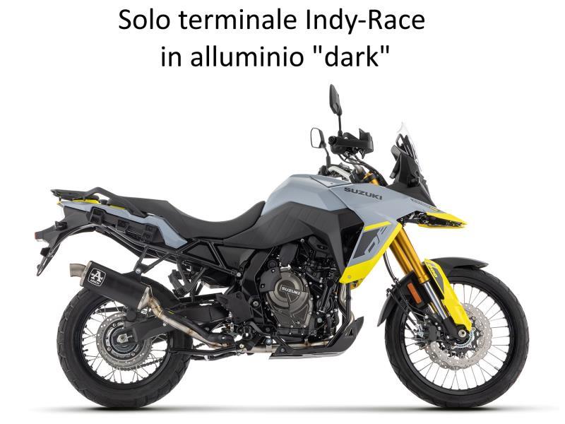 Arrow Terminale Suzuki V Strom 800 DE 23 / 24 Indy-Race in alluminio "dark" - scarichi e terminali