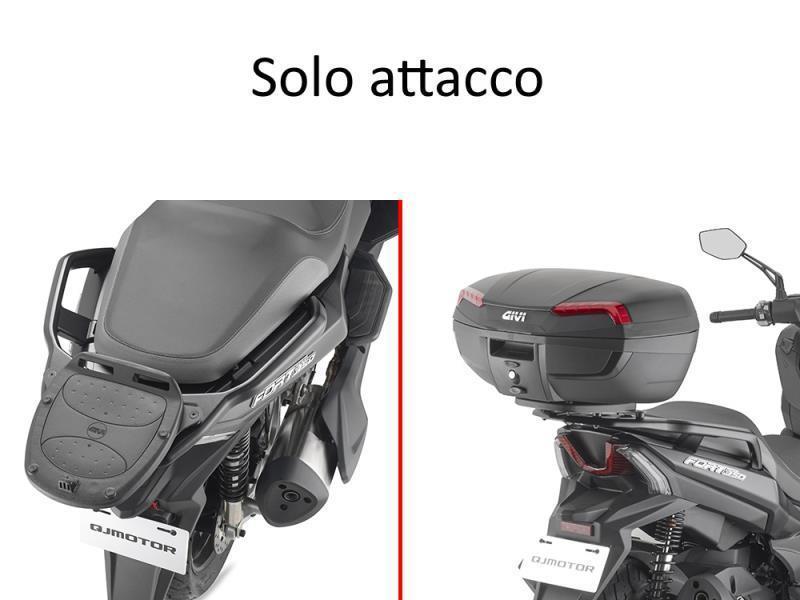 Givi SR9700 attacco post per baule QJ Motor Fort 350 24 Nero - portapacchi e portavaligie