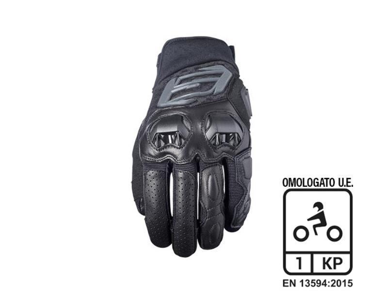 Five SF3 guanti moto pelle estivi areati Nero - guanti in pelle