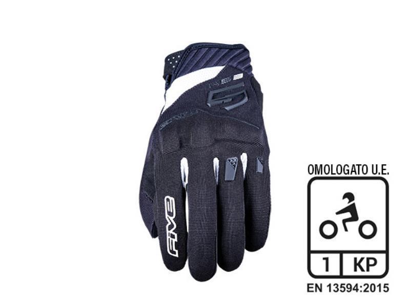 Five RS3 Evo guanti moto Nero / Bianco - guanti in tessuto