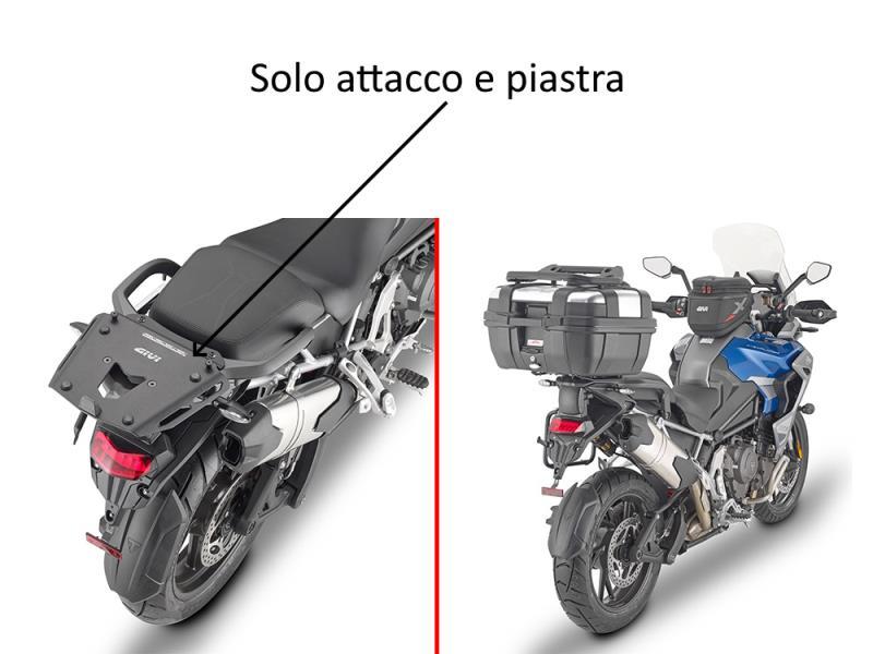 Givi SRA6422 piastra Triumph Tiger 1200 22 / 23 Nero - portapacchi e portavaligie