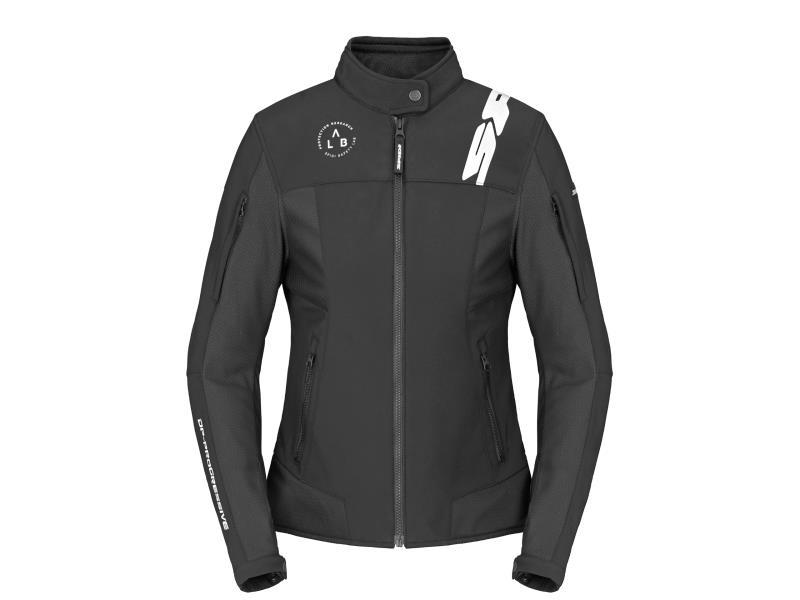Spidi Corsa Tex Lady giacca moto donna in tessuto Nero / Bianco - giacche in tessuto