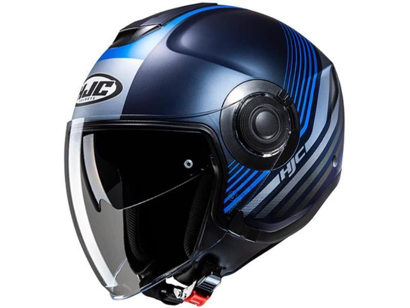 HJC I40N casco jet moto ECE2206 Dova MC2SF Blu / Azzurro opaco - caschi jet