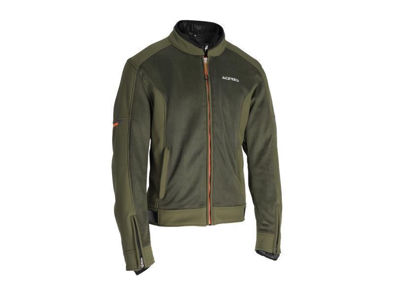 Acerbis Gordon CE giacca 2 strati areata impermeabile Verde / Arancio - giacche impermeabili