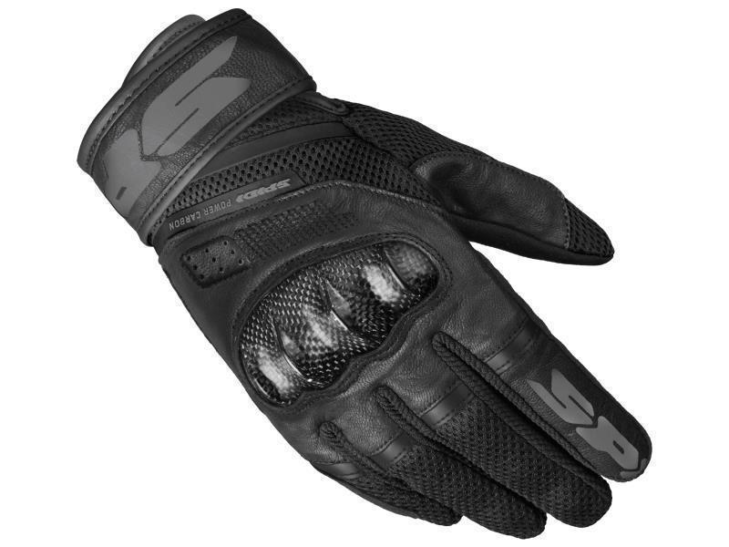 Spidi Power Carbon guanti moto sportivi estivi Nero - guanti in pelle