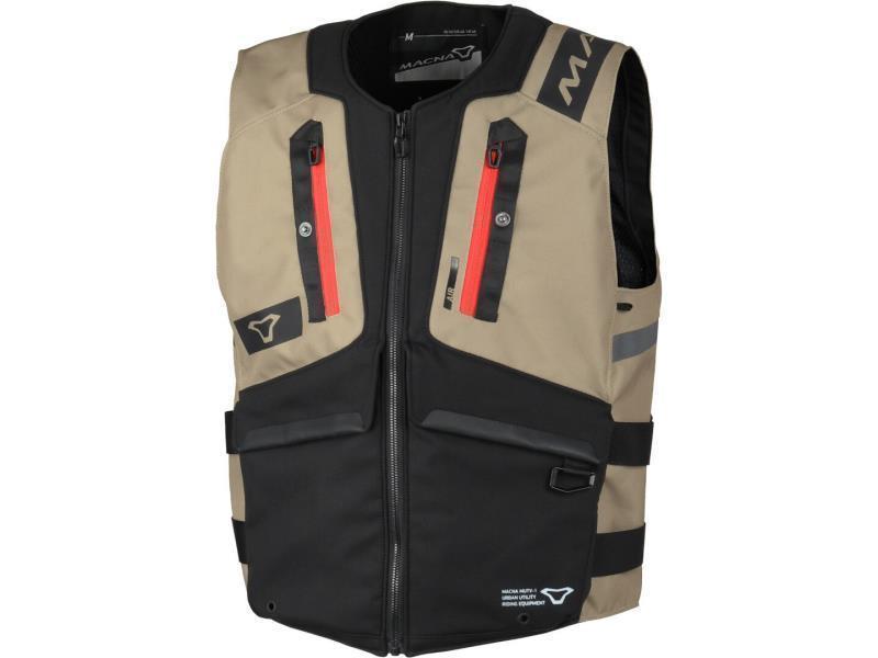 Macna MUTV1 gilet moto Taupe / Black - gilet moto