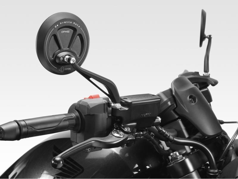 De Pretto S0800 Exential coppia specchi omologati Nero - specchietti