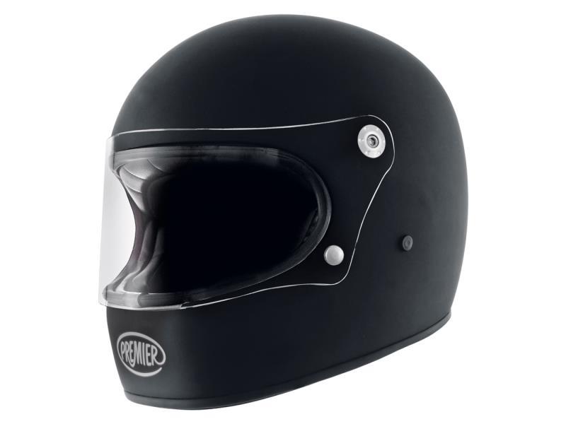 Premier Trophy ECE22.06 casco moto vintage Nero opaco - caschi integrali