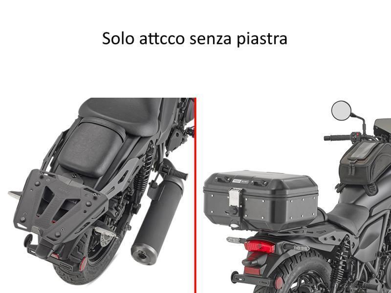 Givi SR4134 Attacco post per bauletto Kawasaki Eliminator 500 24 Nero - portapacchi e portavaligie