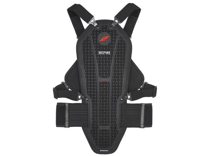 Zandonà Netcube Armor X7 paraschiena+torace H=168-177 cm Nero - paraschiena e pettorine