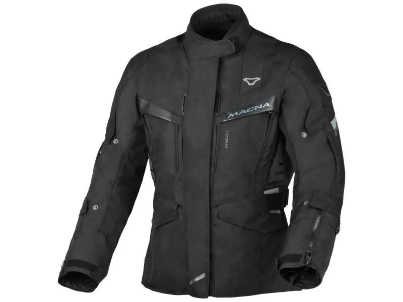 Macna Zastra giacca moto donna adventure touring mpermeabile Nero - giacche impermeabili