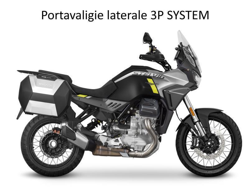 Shad Portavaligie Moto Guzz Stelvio 24 3P system Nero - portapacchi e portavaligie