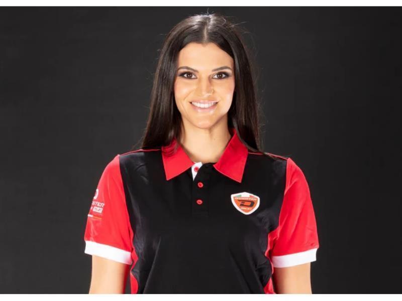 Italjet Polo Italjet Dragster in cotone Nero / Rosso - tshirt e polo