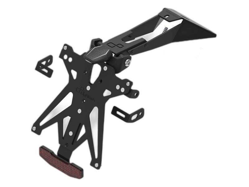 Lightech AP110 Porta targa Aprilia RS 457 24 regolabile Nero - porta targa