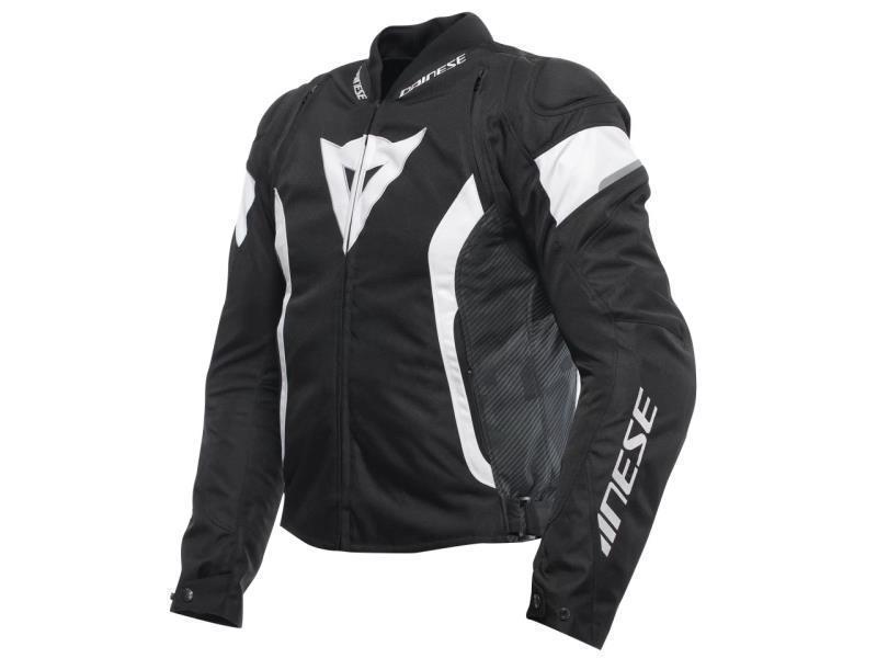 Dainese Avro 5 Tex giacca moto Black / White / Black - giacche in tessuto
