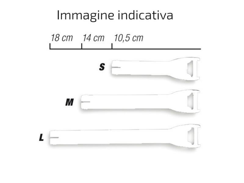 Forma Cinturino stivali cross enduro Bianco - ricambi stivali