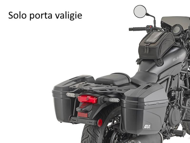 Givi PL4134 portavaligie lat Kawasaki Eliminator 500 24 Nero - portapacchi e portavaligie