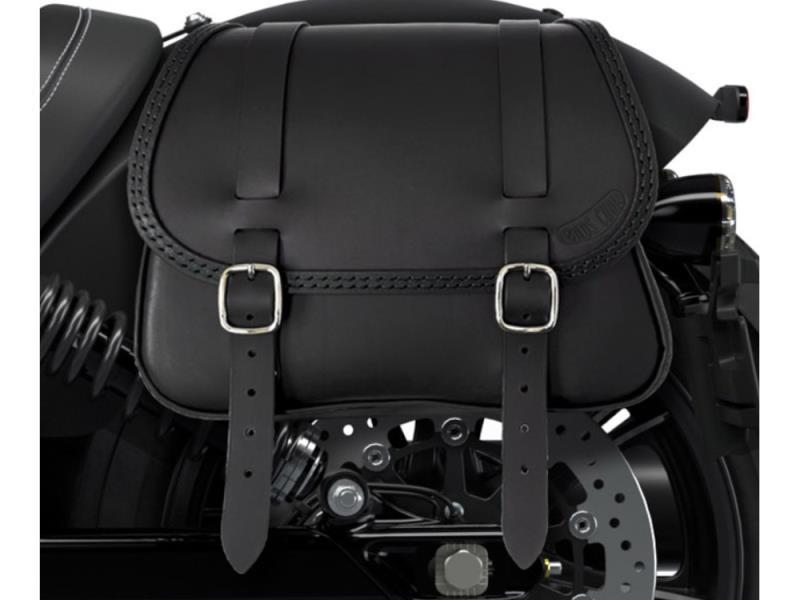 Ends Cuoio Cherokee borsa singola Indian Scout / Bobber / Sport 2025 Lato SX Nero / Cuc. nere / Att. Fisso - borse laterali 