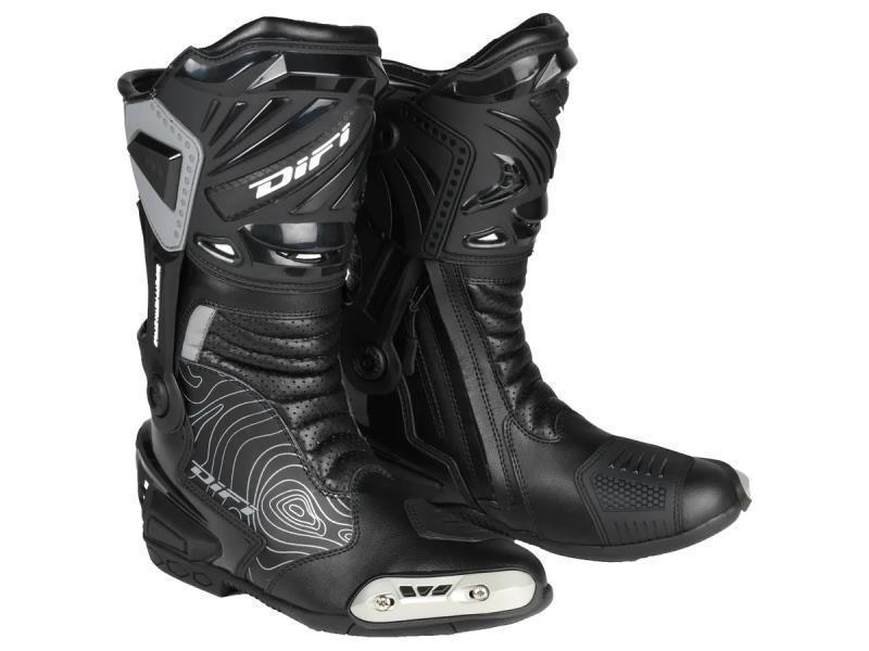 Difi Curb stivali moto sportivi Nero - stivali